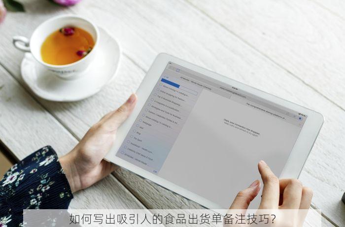 如何写出吸引人的食品出货单备注技巧？
