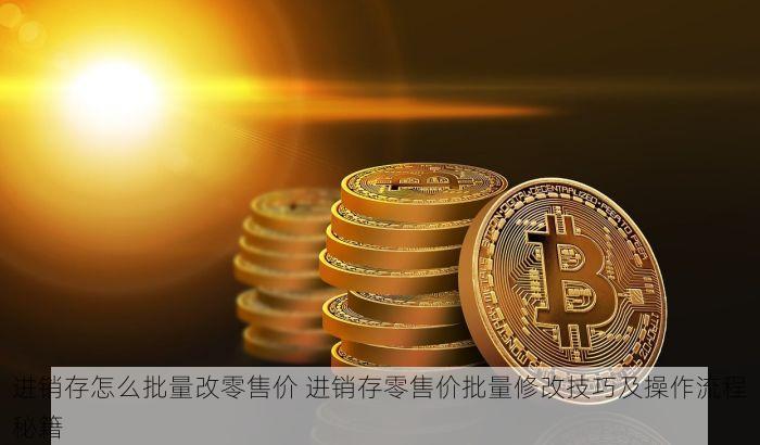 进销存怎么批量改零售价 进销存零售价批量修改技巧及操作流程秘籍